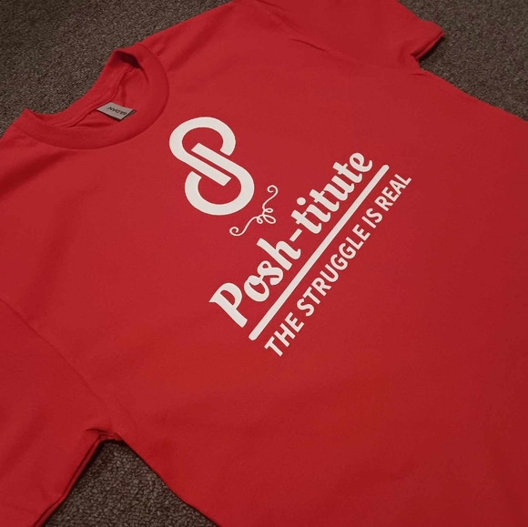 Buy it now "The struggle is real! Poshmark custom T-shirt ❤️ ✨️ - Picture 4 of 4